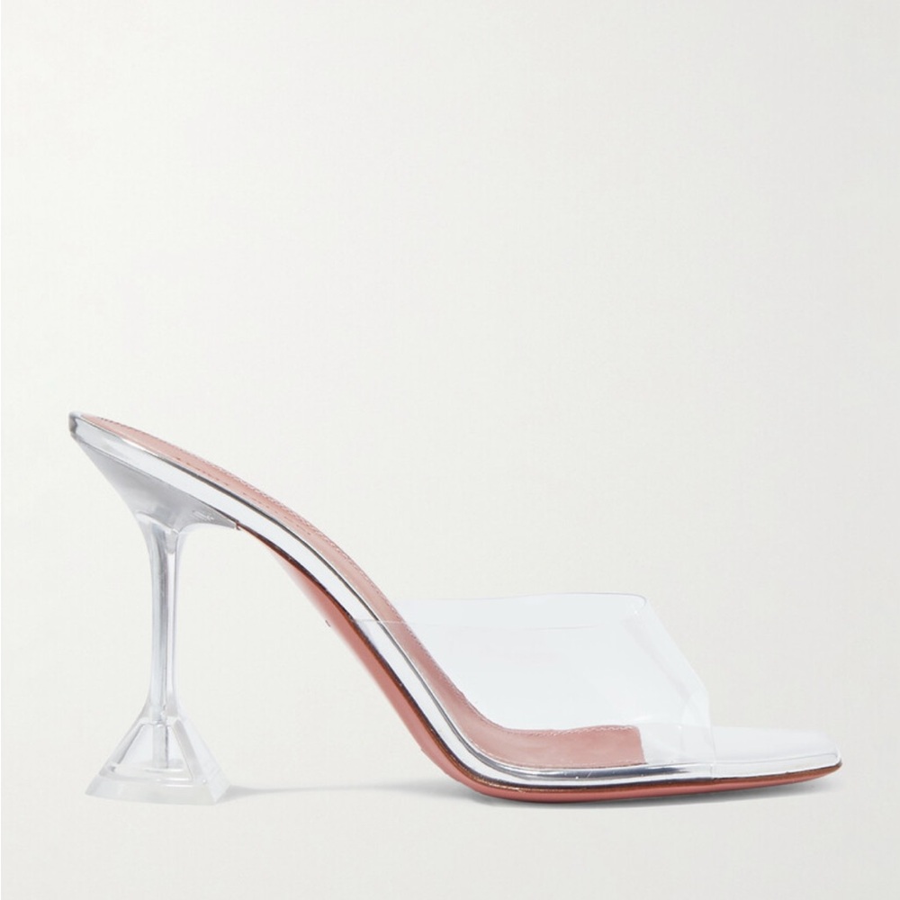 Amina Muaddi Lupita Glass Slipper